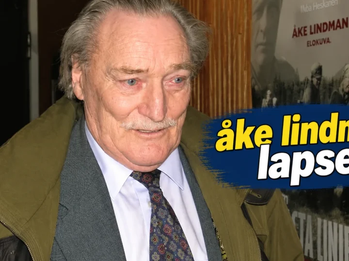 Åke Lindman lapset: Tom Lindman ja Heidi Kara