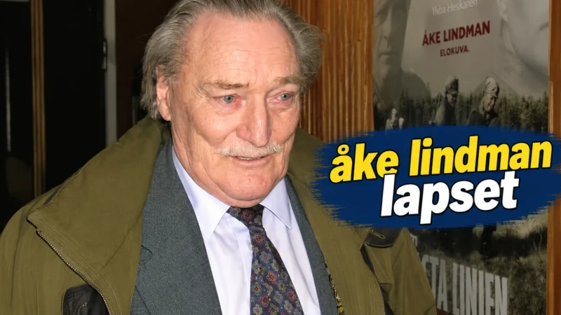 Åke Lindman lapset: Tom Lindman ja Heidi Kara